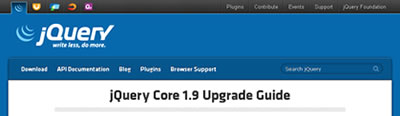 jQuery Core 1.9 Upgrade Guide